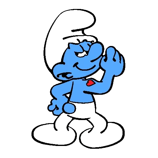 Smurf sticker 4