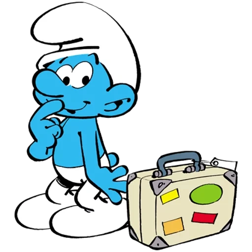 Smurf sticker 44