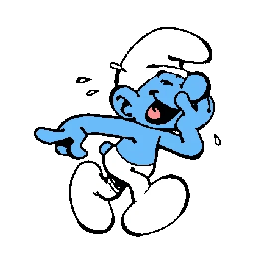 Smurf sticker 49