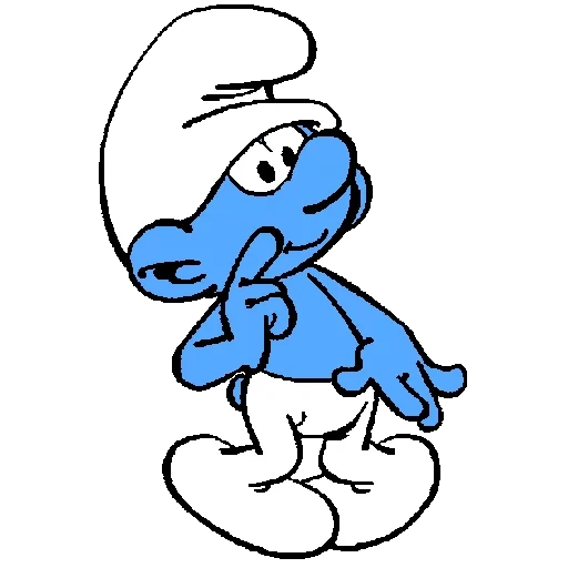 Smurf sticker 53