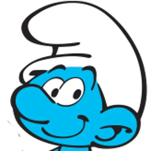 Smurf sticker 55