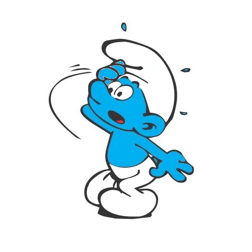 Smurf sticker 66