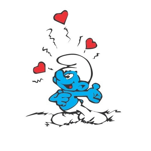 Smurf sticker 67