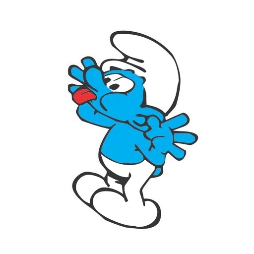 Smurf sticker 71