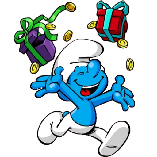 Smurf sticker 74