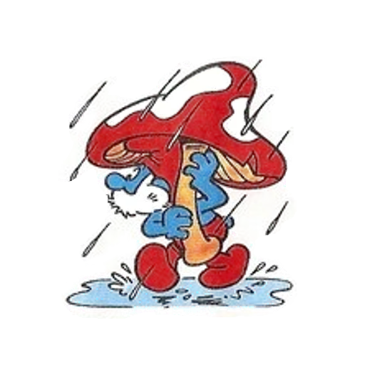 Smurf sticker 75