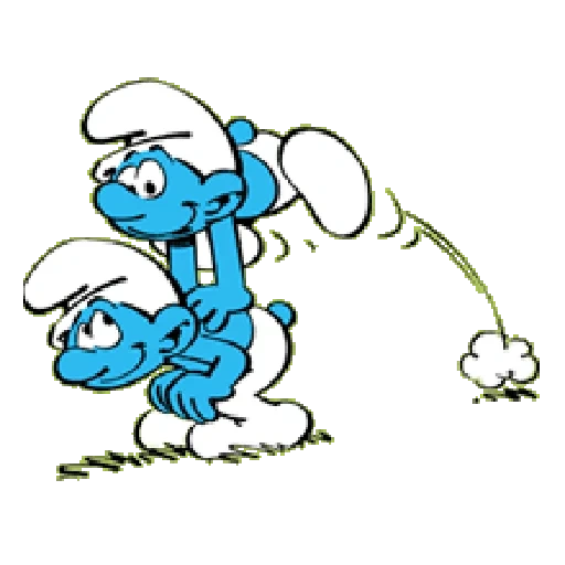 Smurf sticker 78