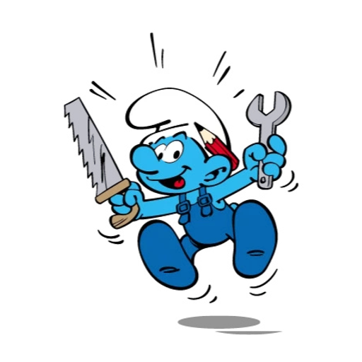 Smurf sticker 81