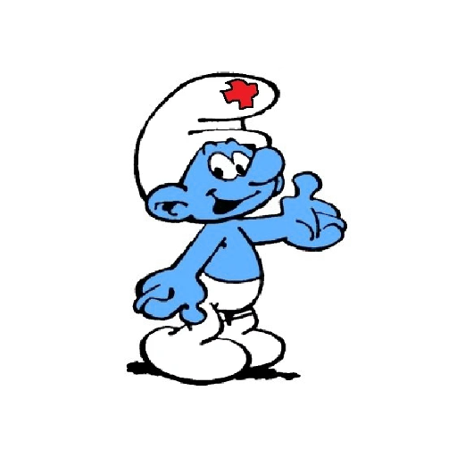 Smurf sticker 86