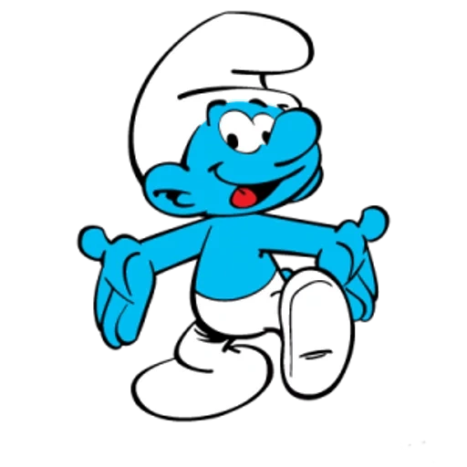 Smurf sticker 87