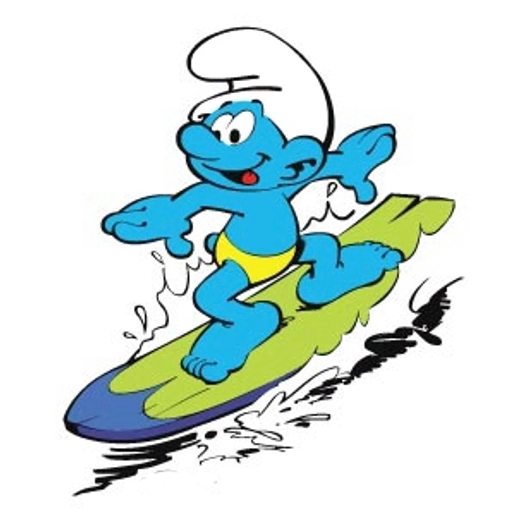 Smurf sticker 91