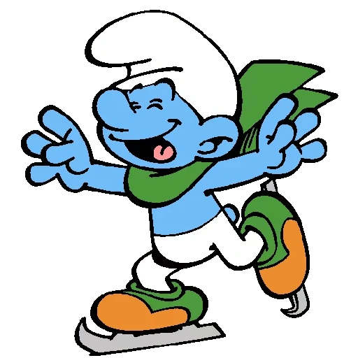 Smurf sticker 92
