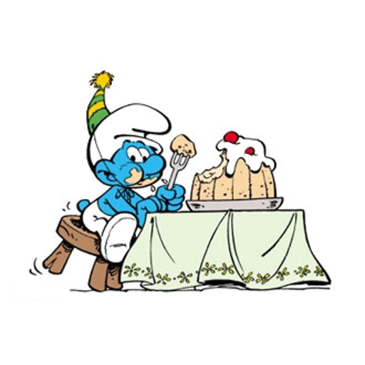 Smurf sticker 96