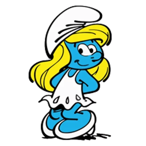 Smurf sticker 100