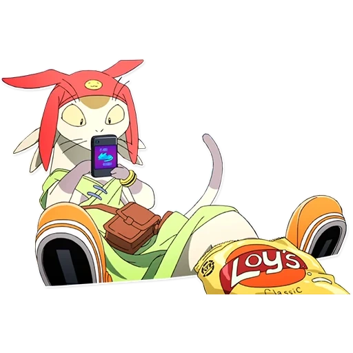 Space Dandy's Meow sticker 4