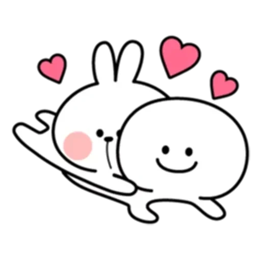 Spoiled rabbit sticker 13