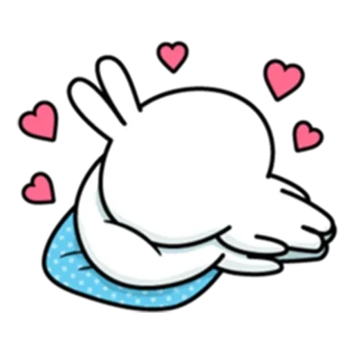 Spoiled rabbit sticker 19