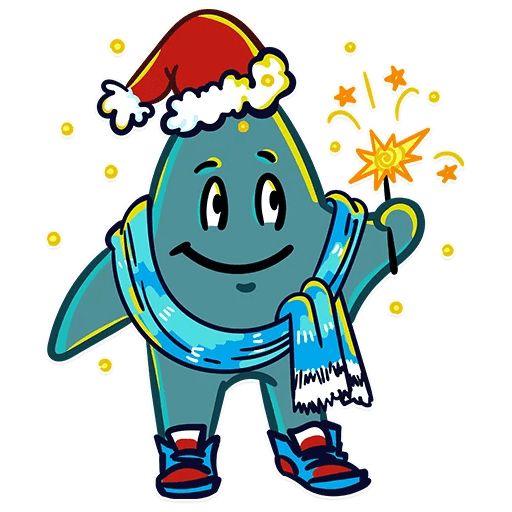 Новогодняя звезда Telegram sticker pack