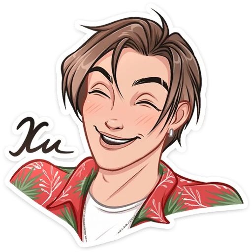 Сёрфер Макс Алина Николаева Telegram sticker pack