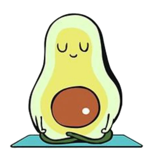The Avocado Yog Telegram sticker pack