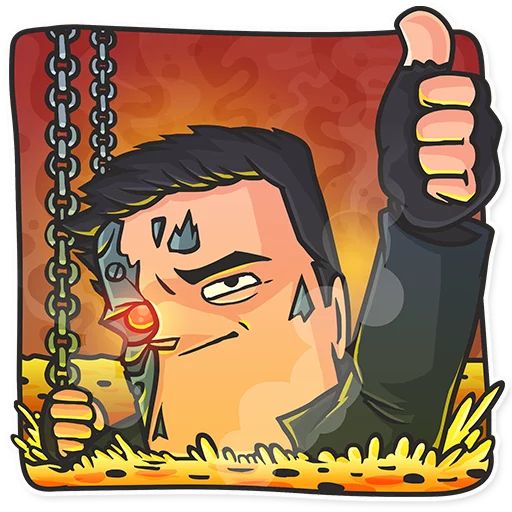 Cinema Male Heroes Telegram sticker pack