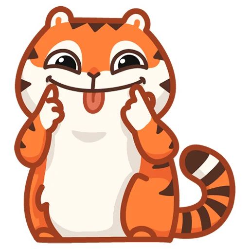 Тигрёнок Персик Telegram sticker pack