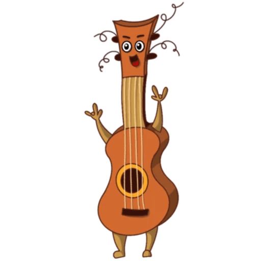 Укулель Telegram sticker pack