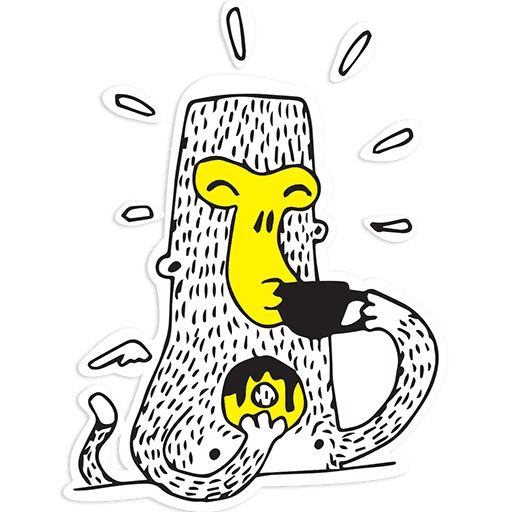 Городские Обезьяны Telegram sticker pack