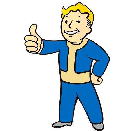 Vault boy sticker 3
