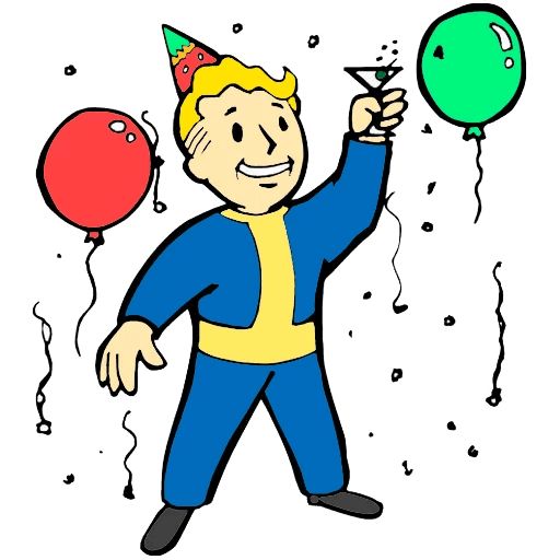Vault boy sticker 26