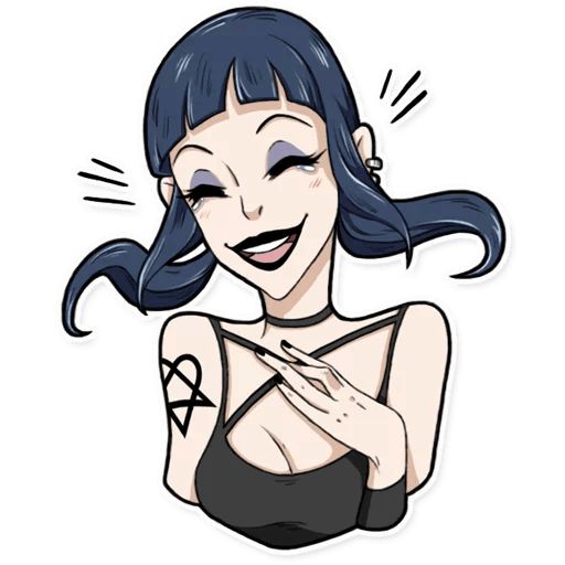 Bad Girl Telegram sticker pack