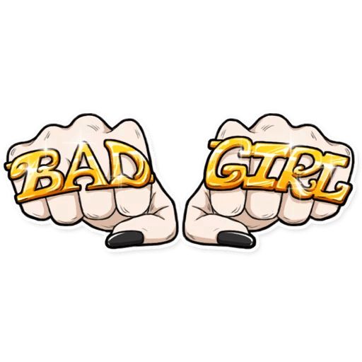 Bad Girl sticker 20