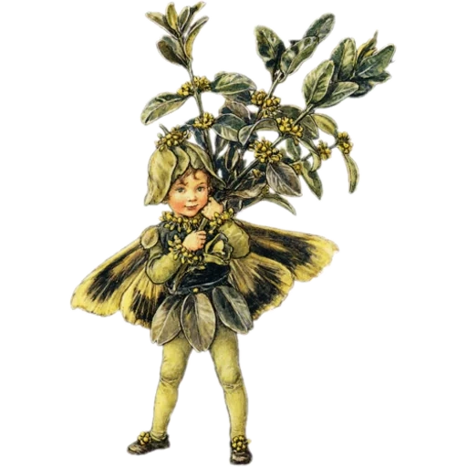 vintage postcard sticker 106