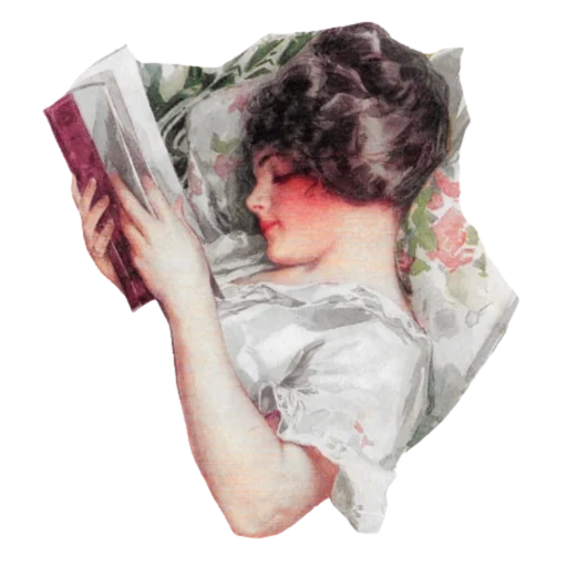 vintage postcard sticker 107