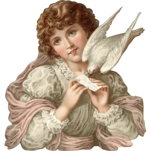 vintage postcard sticker 15