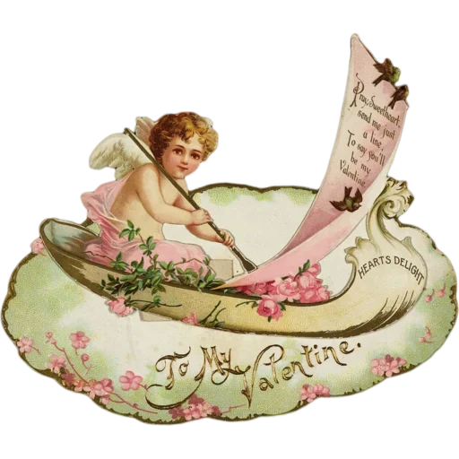 vintage postcard sticker 22