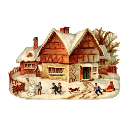 vintage postcard sticker 69