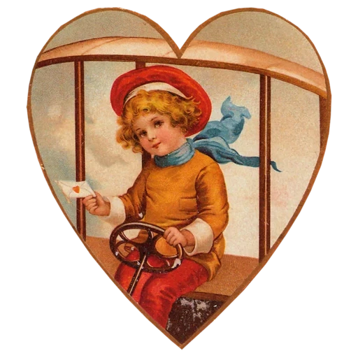 vintage postcard sticker 70