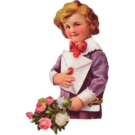 vintage postcard sticker 85