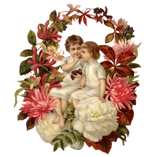 vintage postcard sticker 89