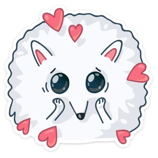 Пушок sticker 2