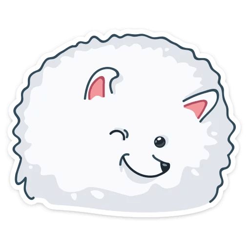 Пушок sticker 3