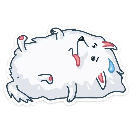 Пушок sticker 24