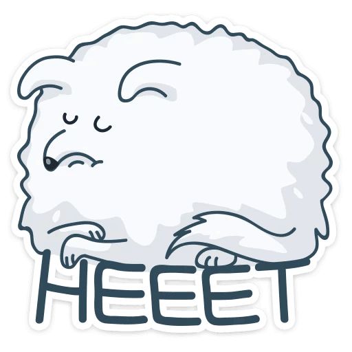 Пушок sticker 5