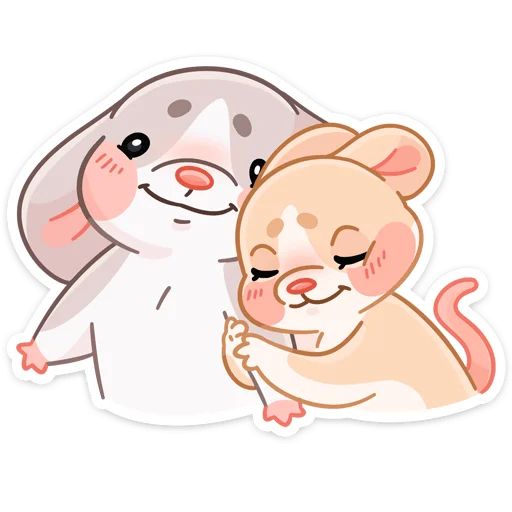Тёплые Обнимышки Анастасия Волк Telegram sticker pack