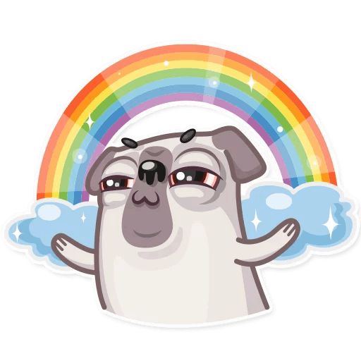 Water Pug sticker 16