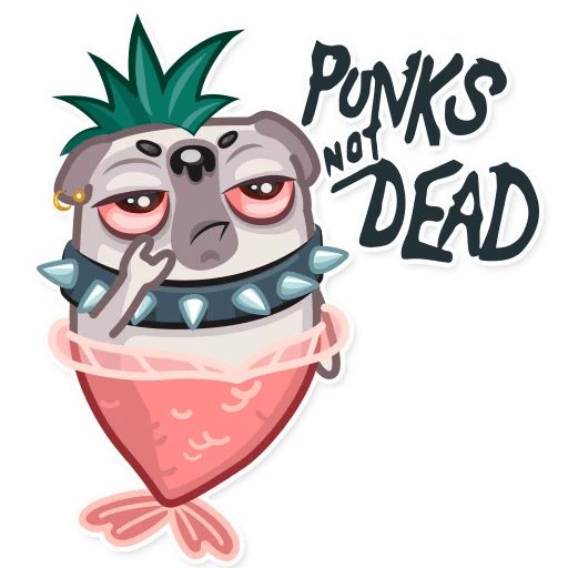 Water Pug sticker 19