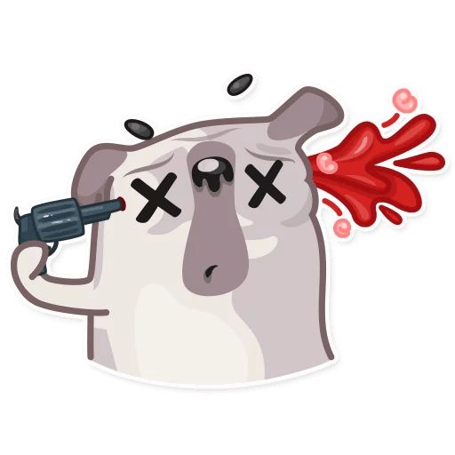 Water Pug sticker 24