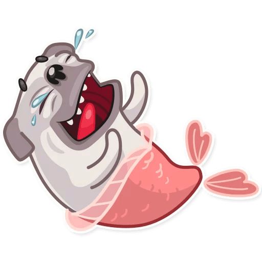 Water Pug sticker 26
