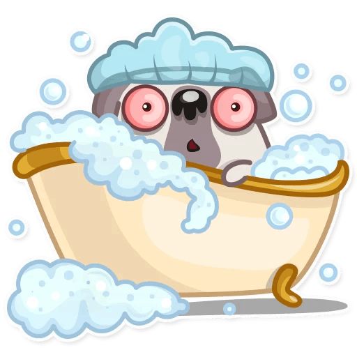 Water Pug sticker 27